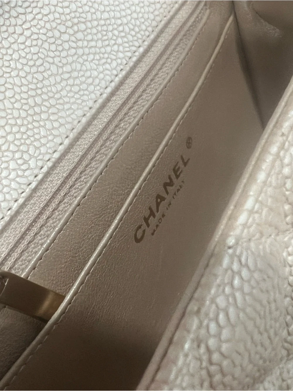 Rare🔥Chanel Classic Caviar Square Flap Bag GHW